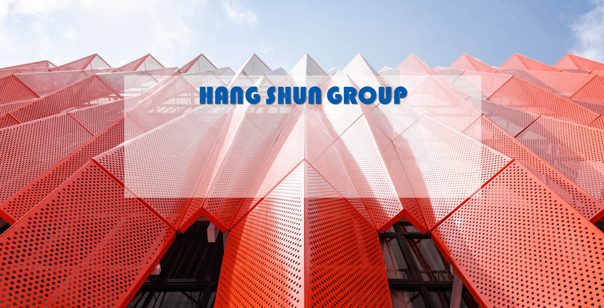 Architectural perforated metal used as hotel facade
