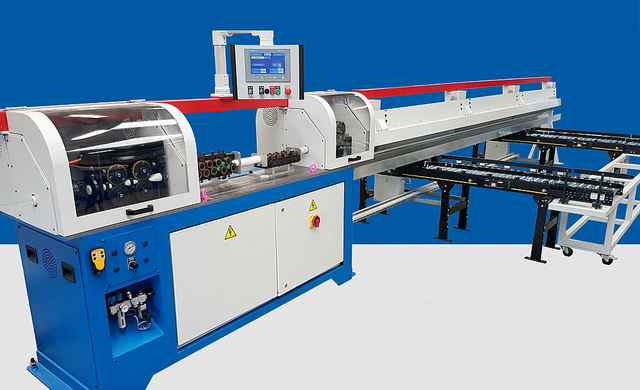 A set of wedge wire profiling machine