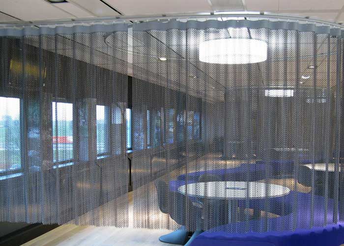 Metal Coil Drapery for Flexible Interior Design
